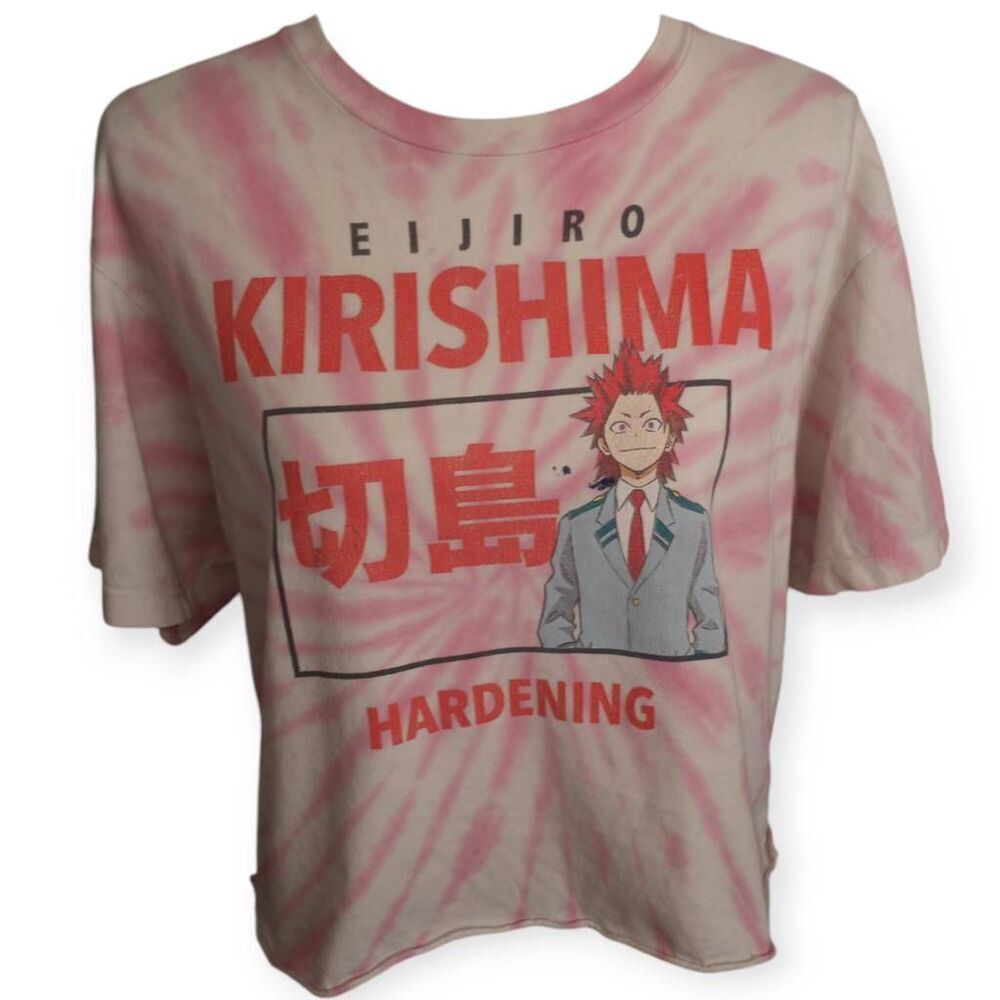 FUNIMATION MY HERO ACADEMIA CROP T-SHIRT SZ.L GUC